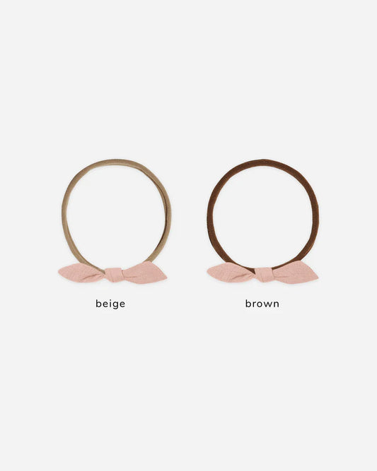 Little Knot Headband | Rose | Quincy Mae