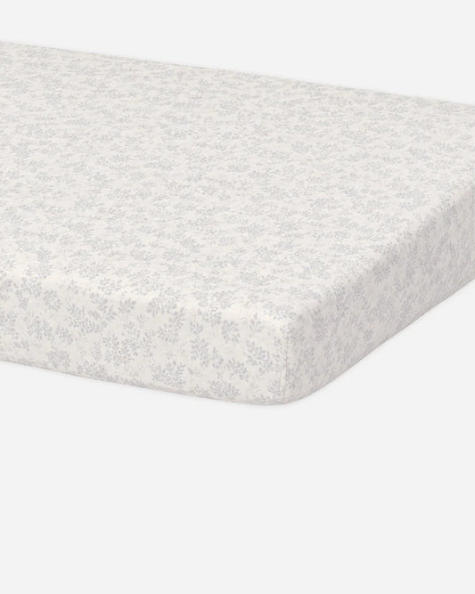 Bamboo Crib Sheet | Cloud Floral | Quincy Mae