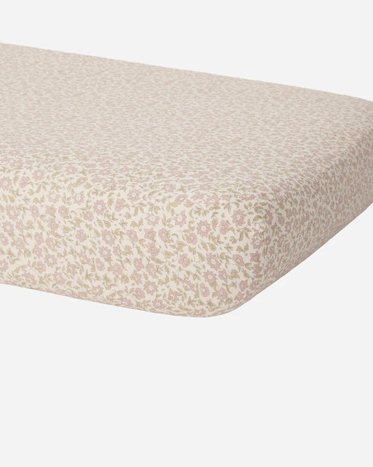 Woven Crib Sheet | Dahlia | Quincy Mae