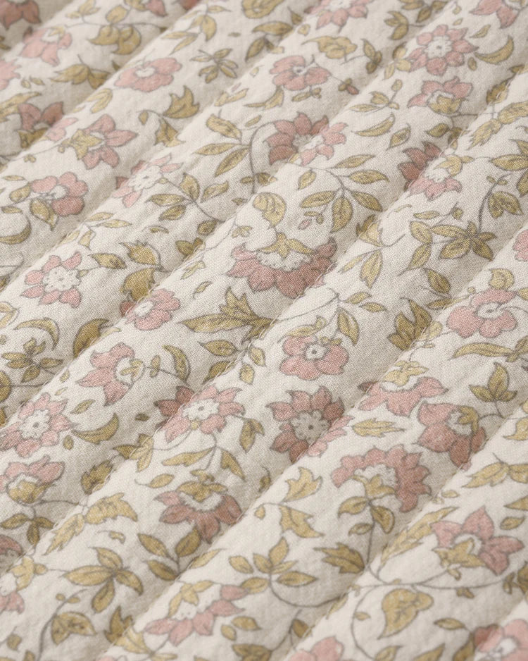 Diaper Bag + Changing Mat | Wildflower Woven | Quincy Mae