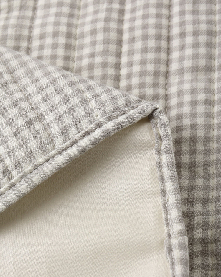 Diaper Bag + Changing Mat | Sage Gingham | Quincy Mae