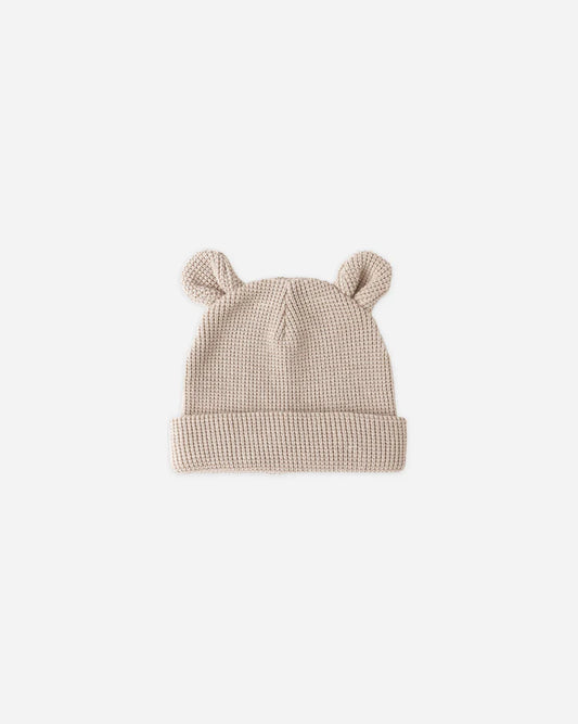Baby Bear Beanie | Oat | Quincy Mae
