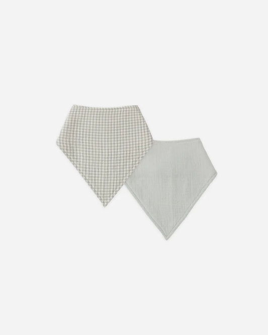 Bandana Scarf Pack | Sage Gingham, Sage | Quincy Mea