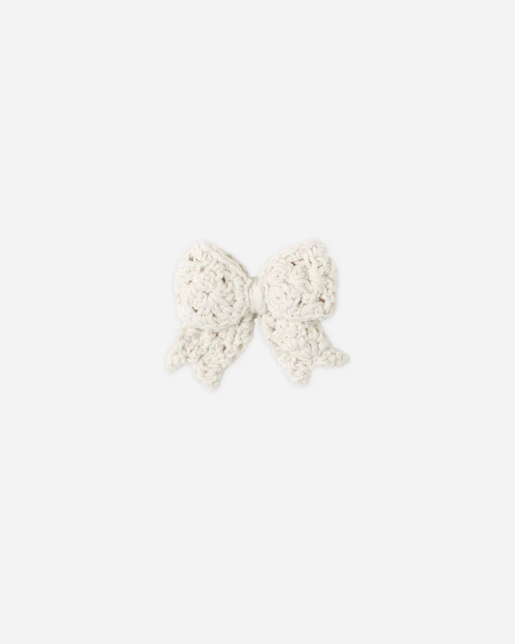 Crochet Bow | Natural | Quincy Mae