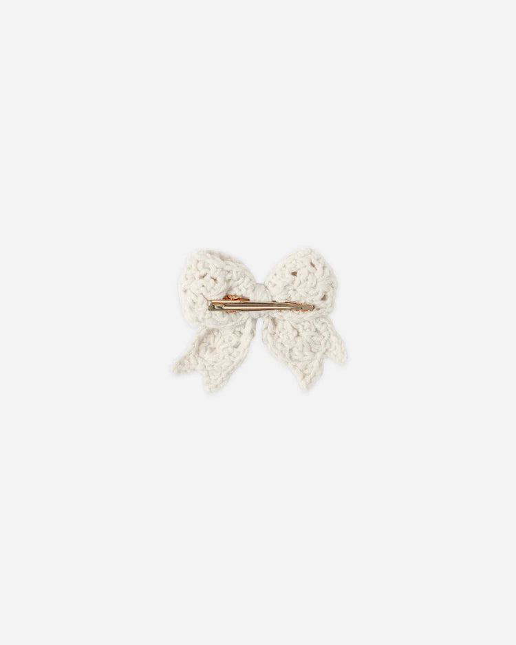 Crochet Bow | Natural | Quincy Mae