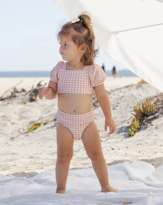 Zippy Two-Piece | Melon Check | Quincy Mae