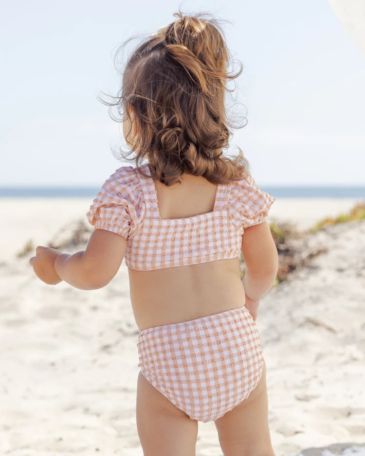 Zippy Two-Piece | Melon Check | Quincy Mae