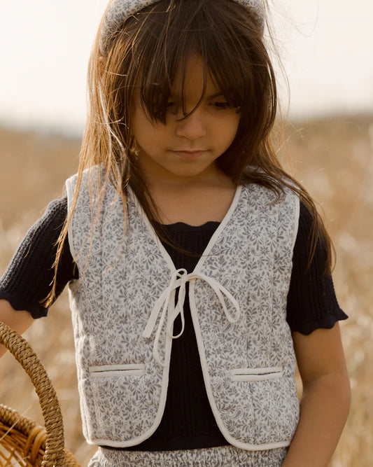 Quilted Vest | Ditsy | Rylee & Cru