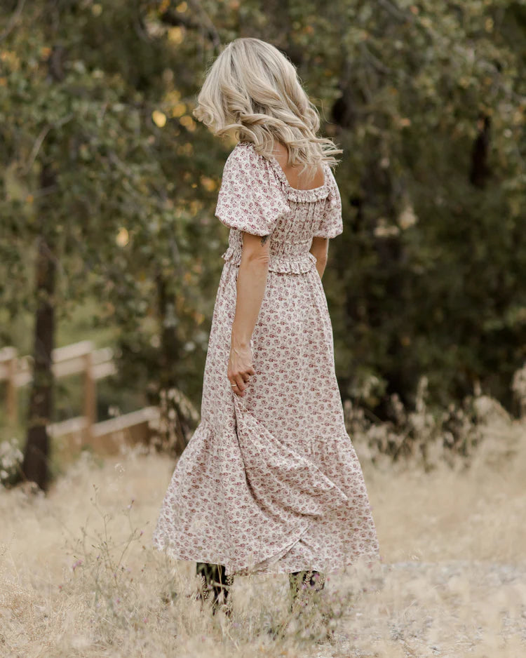 Tenley Dress | Red Rose | Rylee & Cru