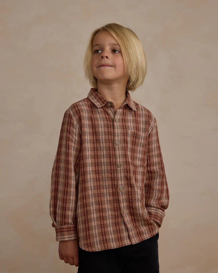 Collared Long Sleeve Shirt | Autumn Plaid | Rylee & Cru