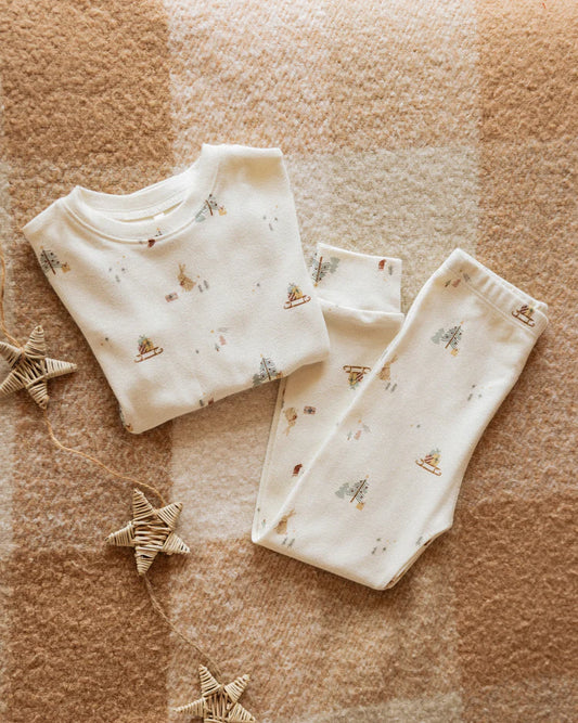 Organic Long Sleeve Pajama Set | Presents | Rylee & Cru