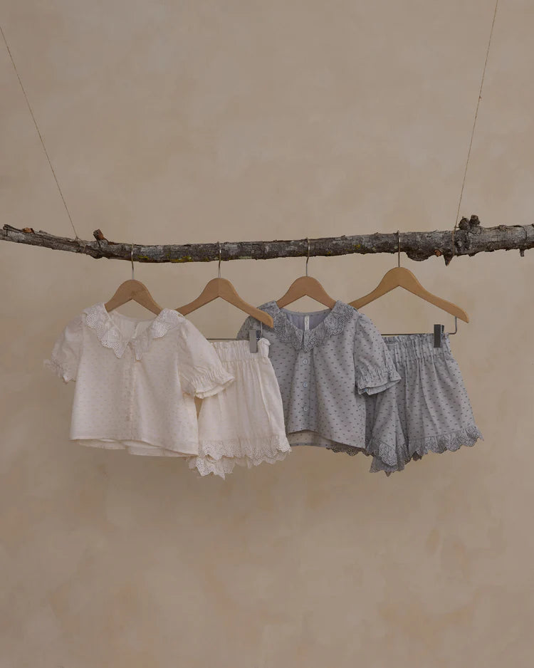 Bella Blouse | Dusty Blue | Rylee & Cru