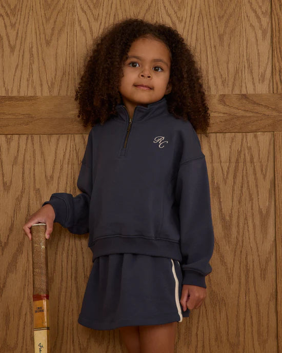 Half Zip Sweatshirt | Navy | Rylee & Cru