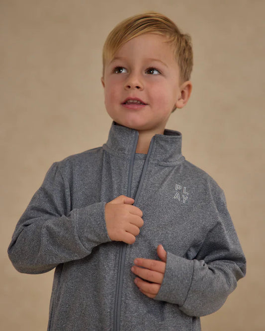 Technical Jacket | Heathered Navy | Rylee & Cru