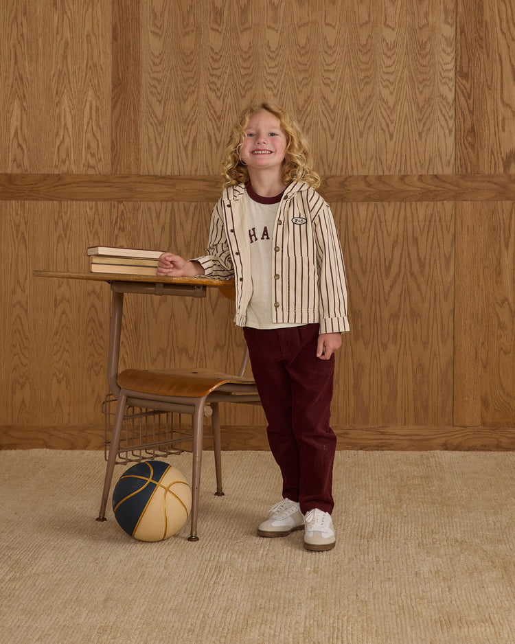 Sammy Jacket | Cedar Pinstripe | Rylee & Cru