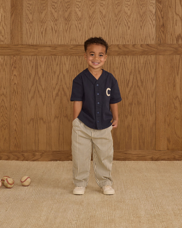 Baseball Shirt | Navy | Rylee & Cru