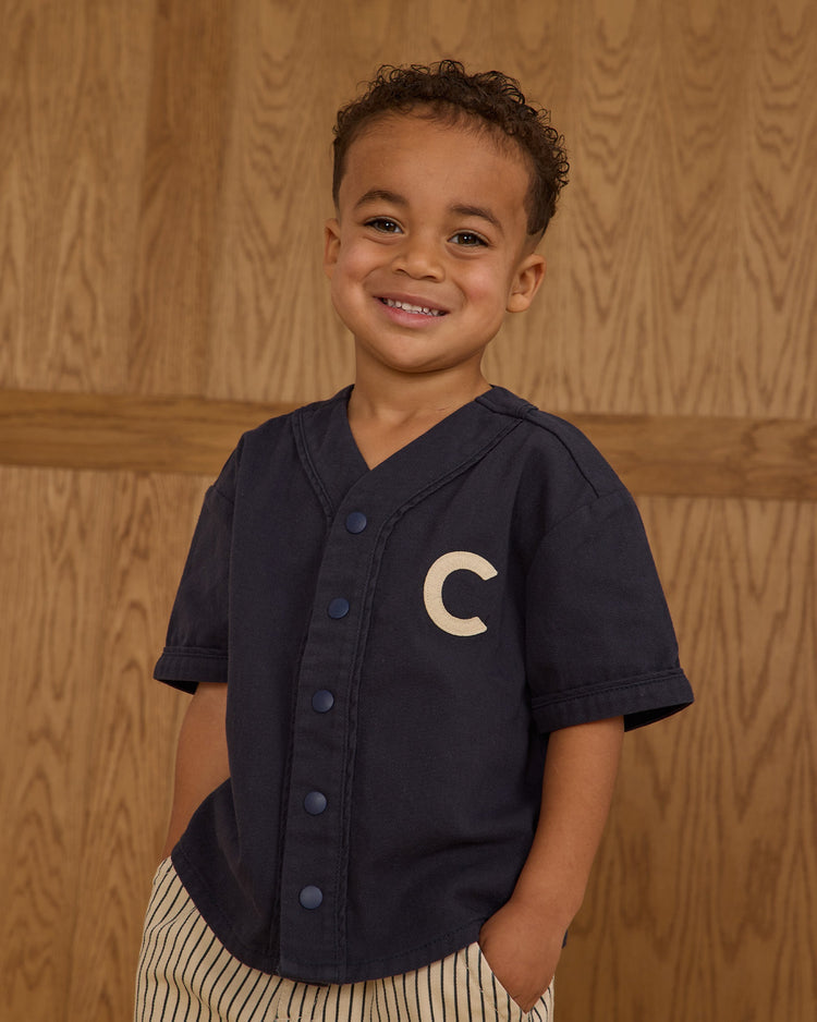 Baseball Shirt | Navy | Rylee & Cru