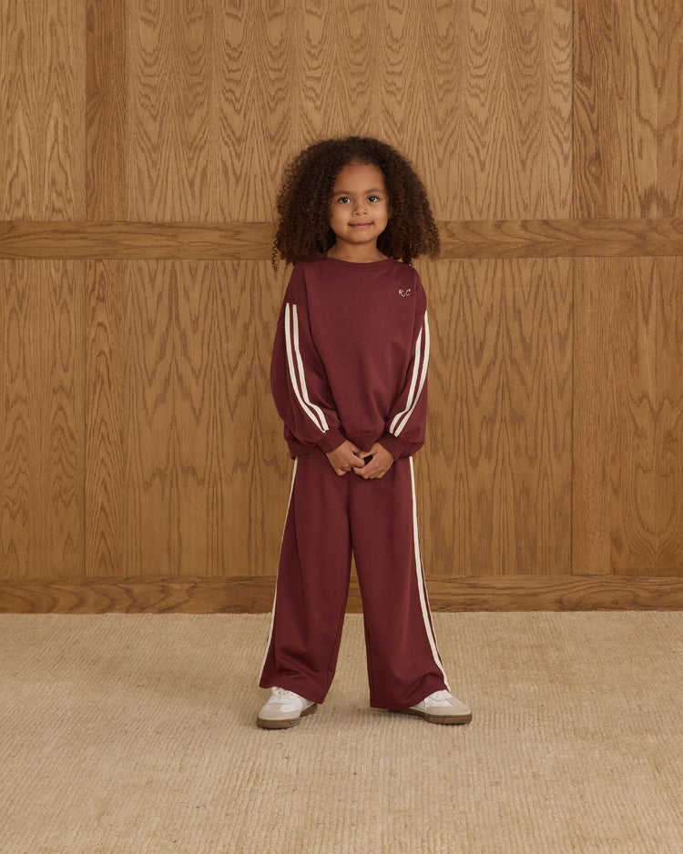 Track Pant | Burgundy | Rylee & Cru