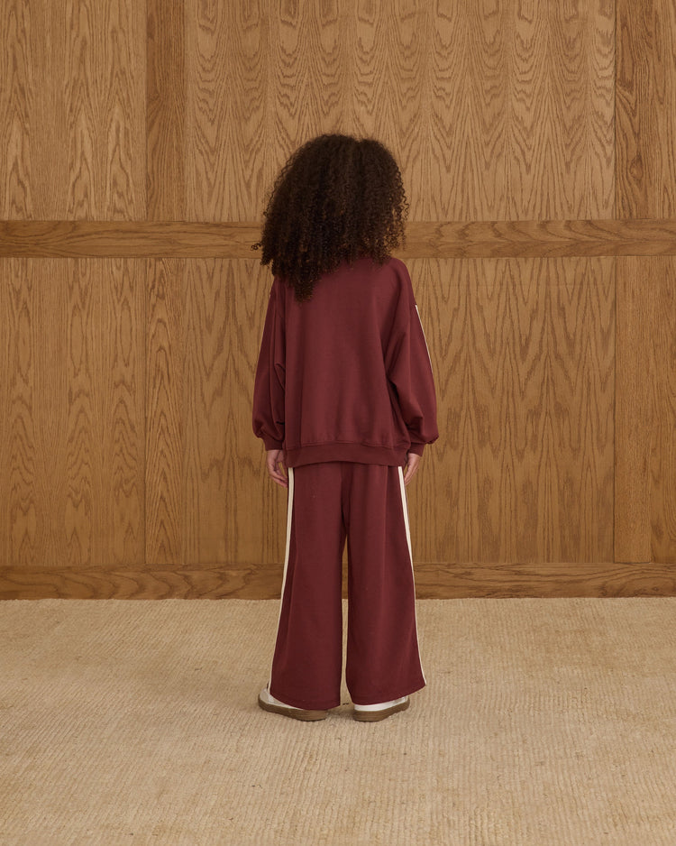 Track Pant | Burgundy | Rylee & Cru