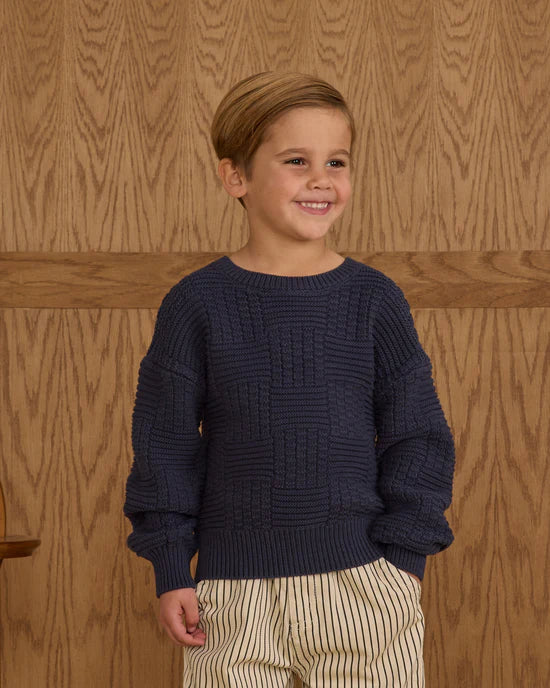 Aspen Sweater | Navy | Rylee & Cru