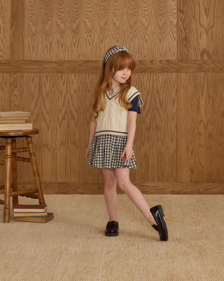 Sweater Vest | Natural | Rylee & Cru