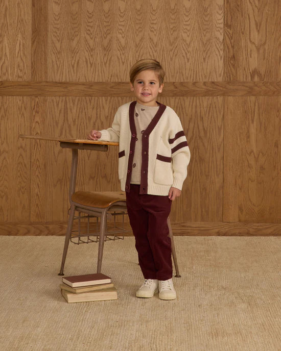 Kalen Pant | Burgundy | Rylee & Cru