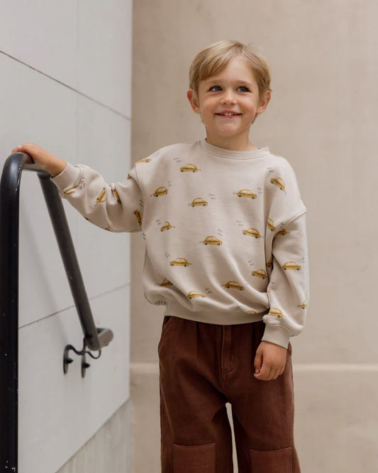 Relaxed Sweatshirt | Taxi | Rylee & Cru
