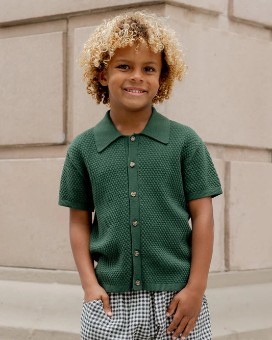 Aiden Polo | Green | Rylee & Cru