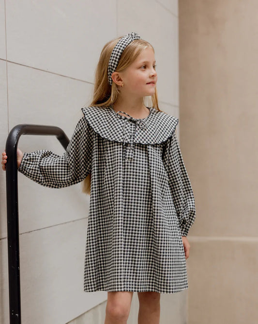 Mini Dress | Black Gingham | Rylee & Cru