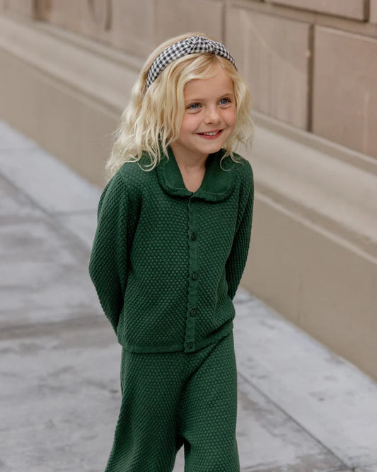 Knotted Headband | Black Gingham | Rylee & Cru