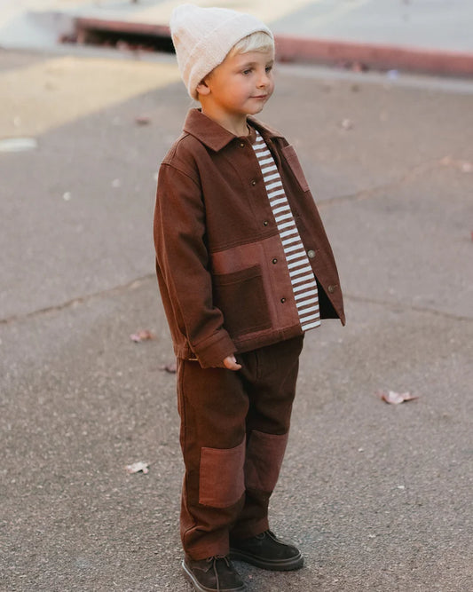 Denim Jacket | Brown | Rylee & Cru