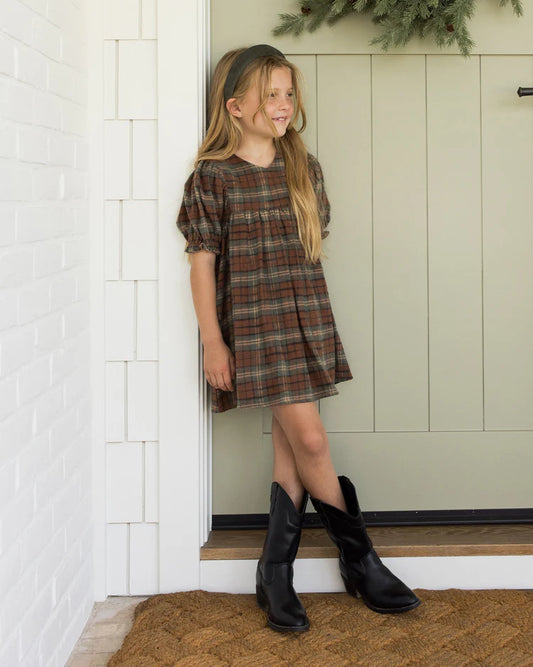 Jolene Dress | Holiday Plaid | Rylee & Cru