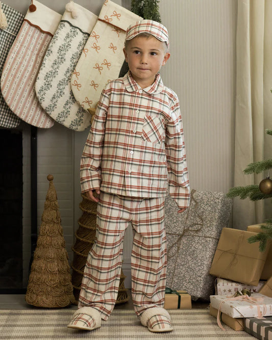 Long Sleeve Pajamas | Holiday Flannel | Rylee & Cru