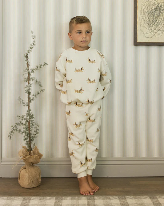 Jogger Sweatsuit Set | Christmas Dogs | Rylee & Cru