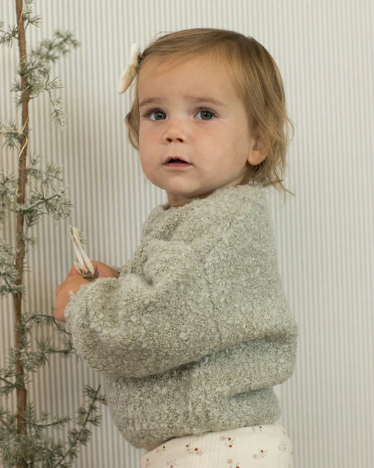 Aspen Sweater | Pistachio Boucle | Rylee & Cru