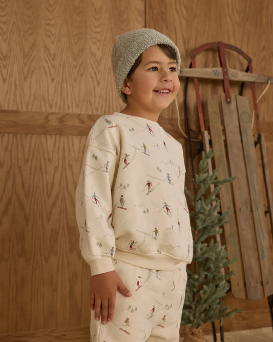 Relaxed Sweatshirt | Skiers | Rylee & Cru