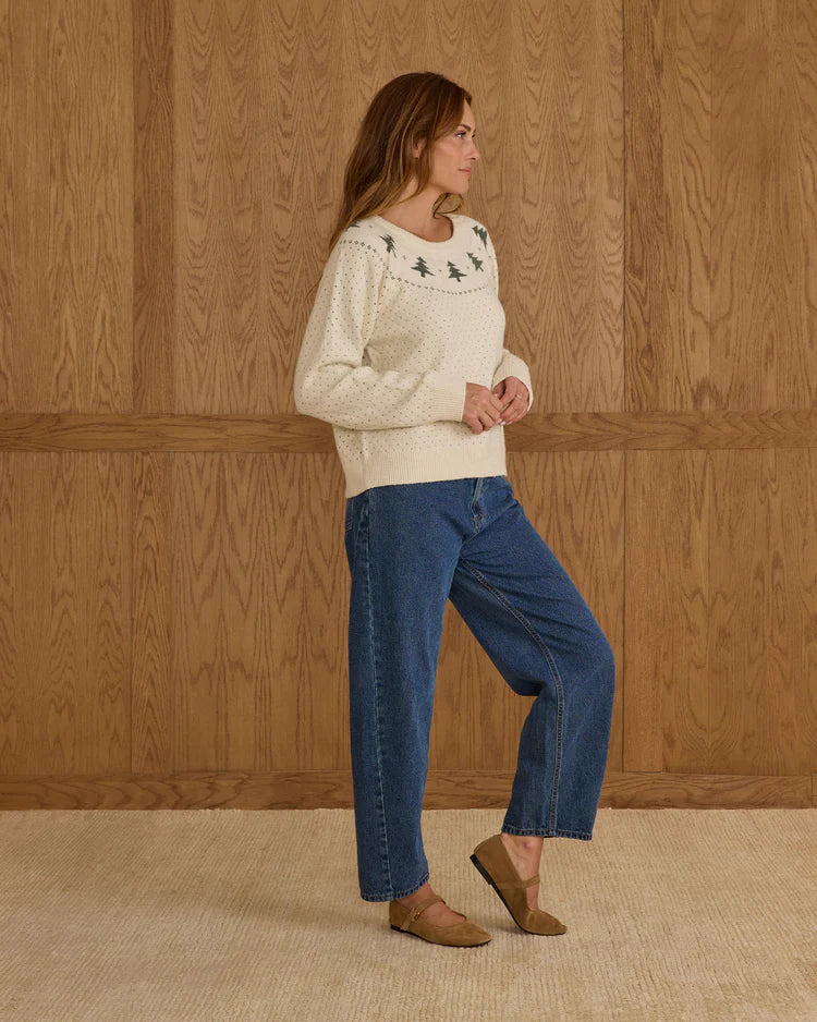 Fair Isle Sweater | Trees | Rylee & Cru