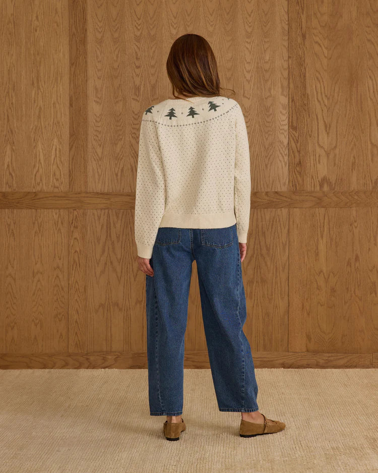 Fair Isle Sweater | Trees | Rylee & Cru