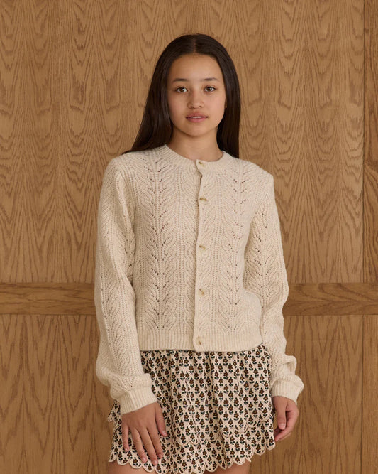 Cheyenne Cardigan | Heathered Oatmeal | Rylee & Cru