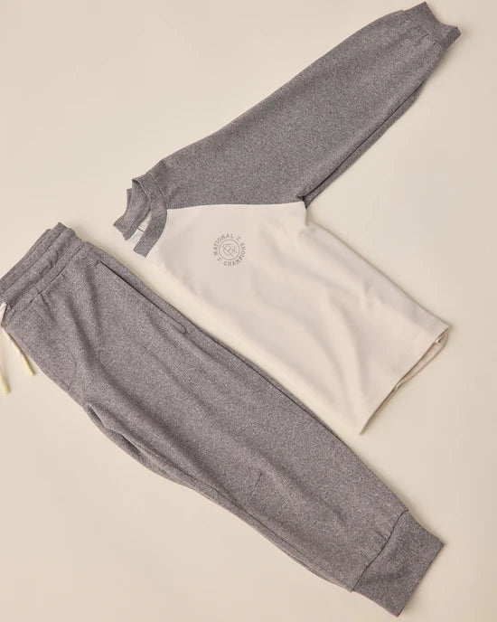 Century Tech Jogger | Heathered Grey | Rylee & Cru