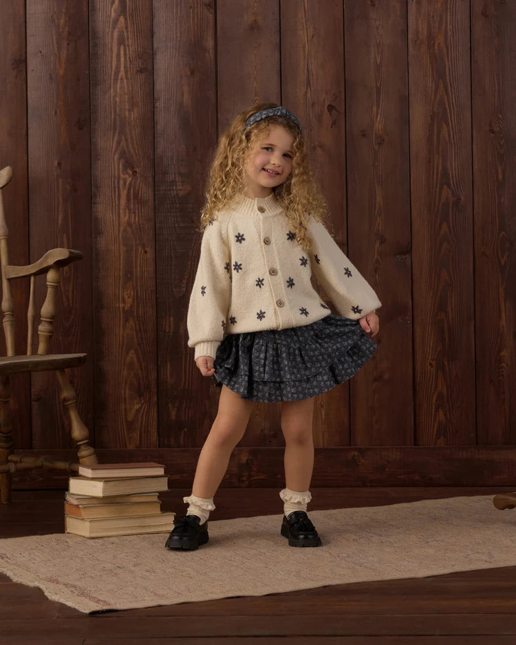 Tulip Cardigan | Midnight Daisies | Rylee & Cru