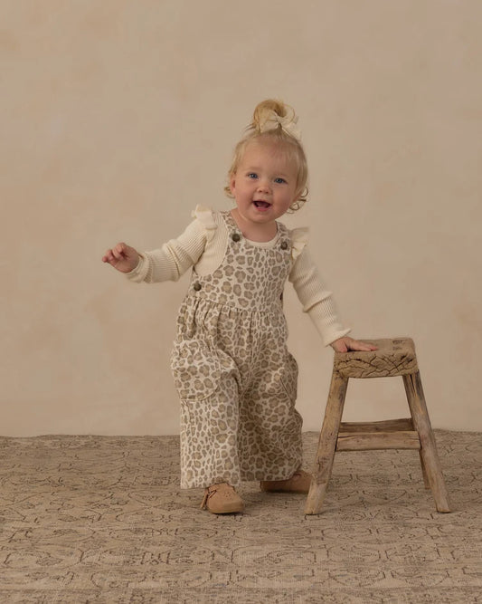 Wide Leg Overall | Leopard | Rylee & Cru
