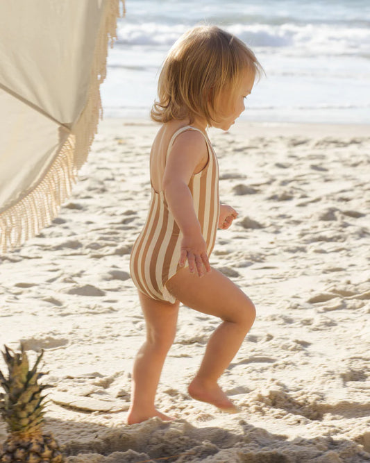 Moxie One-Piece | Rylee & Cru | Clay Stripe