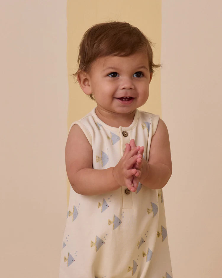 Davis Romper | Angel Fish | Rylee & Cru