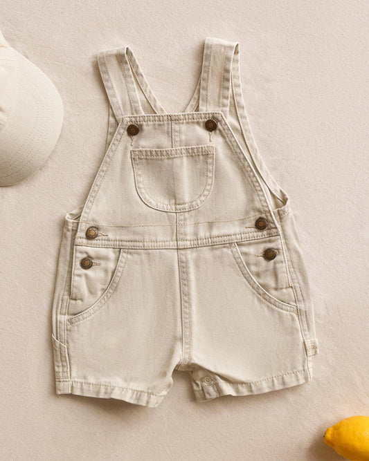 Denim Shortalls | Stone | Rylee & Cru
