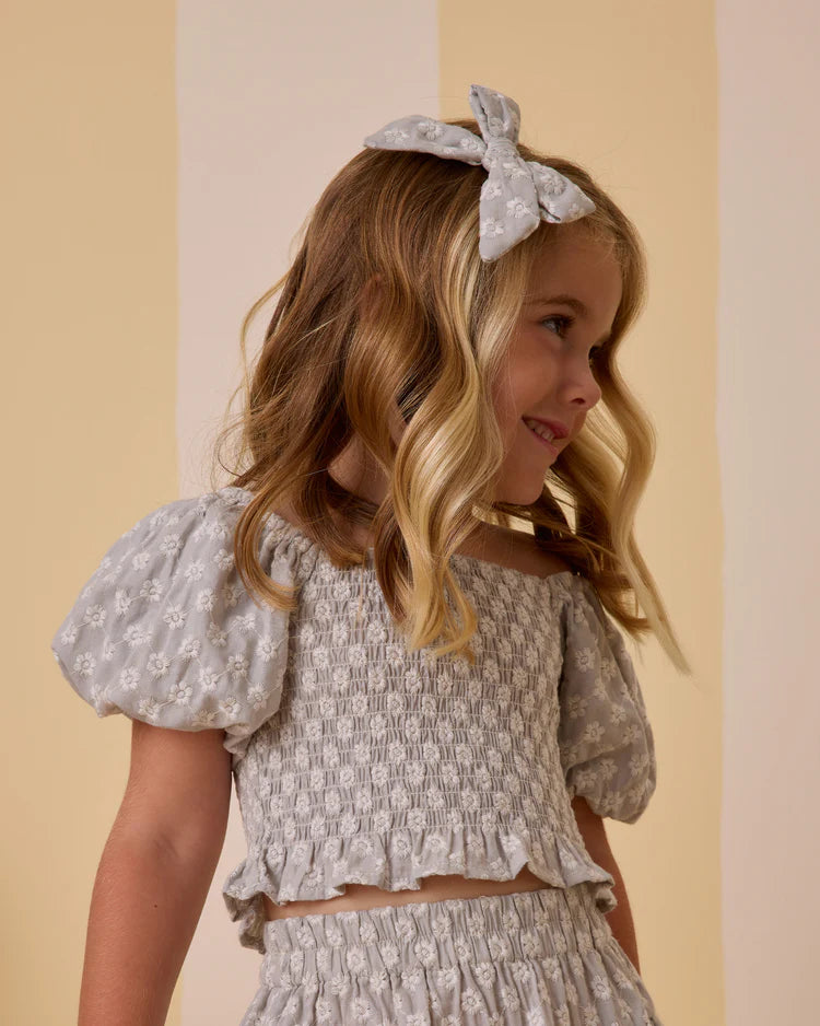 Trixie Top + Tiered Mini Skirt Set | Seafoam | Rylee & Cru
