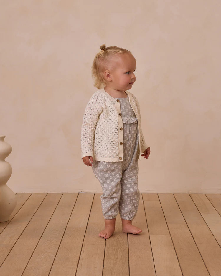 Baby Crochet Cardigan | Ivory | Rylee & Cru