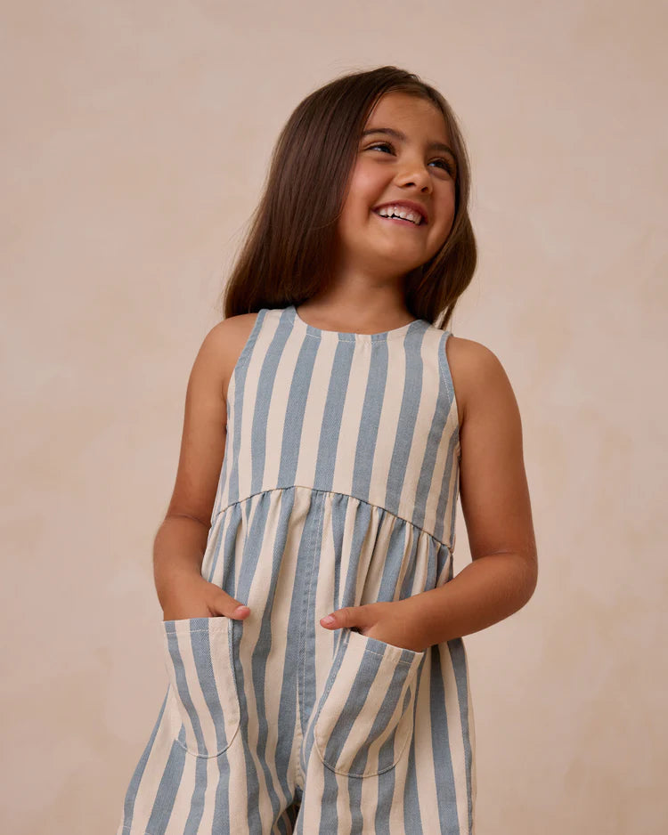 Dani Romper | Ocean Stripe | Rylee & Cru