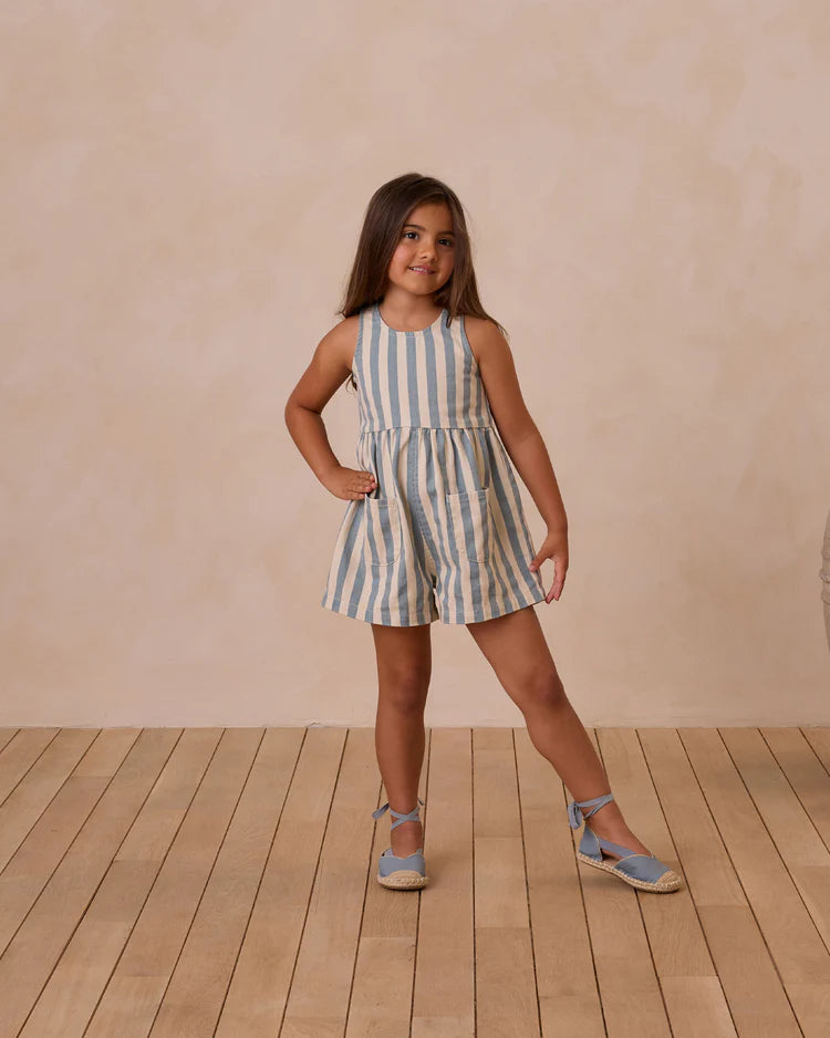 Dani Romper | Ocean Stripe | Rylee & Cru
