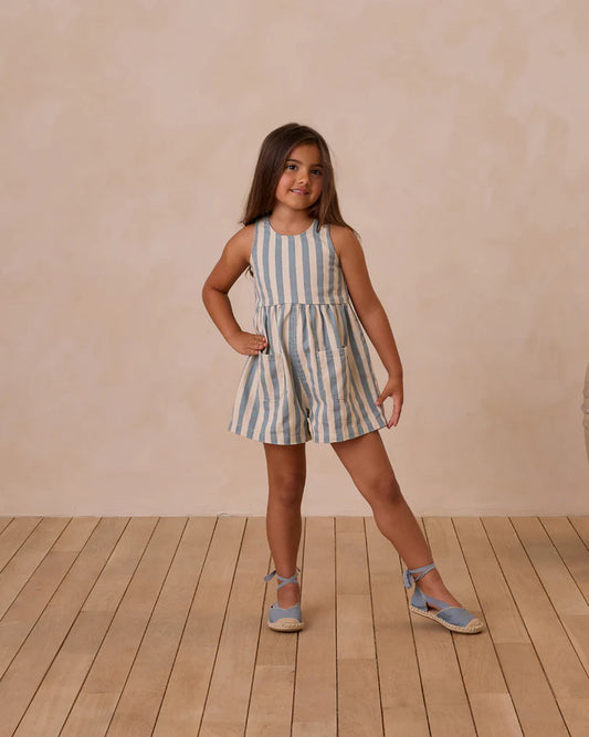 Dani Romper | Ocean Stripe | Rylee & Cru